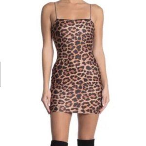 Topshop Sexy Leopard Cheetah Mini Bodycon Dress Party Club Going out Night out 4